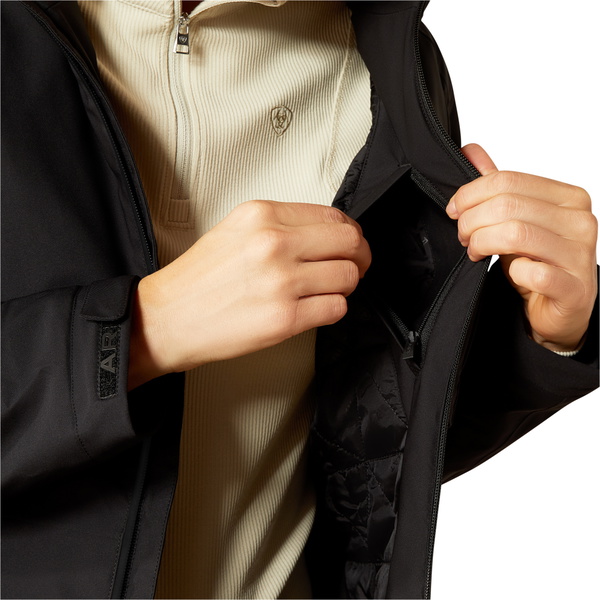 2025 Ariat Womens Outer Banks Waterproof Jacket 10062479 - Black
